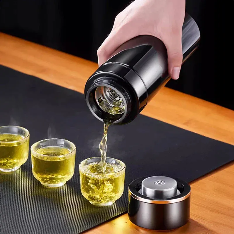 304 Stainless Steel Portable Vacuum Thermos for Outdoor Camping