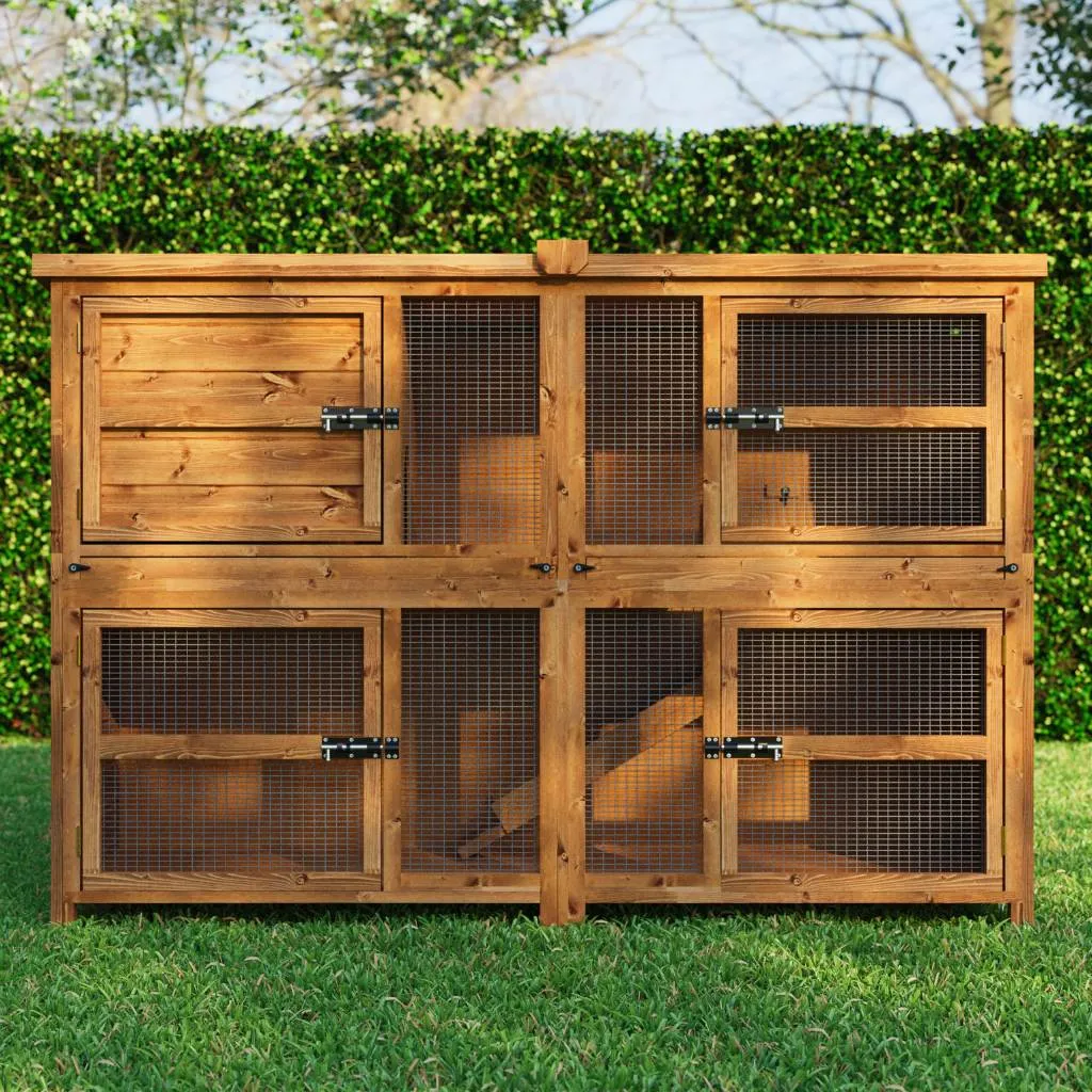 6ft Chartwell Double Guinea Pig Hutch