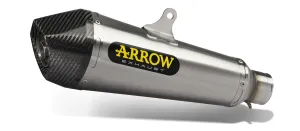 Arrow Honda CRF300L 21-24 Homologated X-Kone Nichrom Silencer For Arrow Link Pipes 72528xki