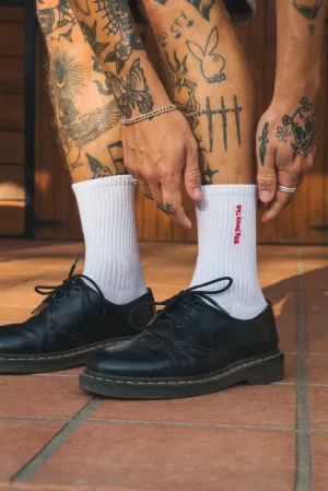 BILLY BONES CLUB BONES 1 PACK SOCKS - WHITE
