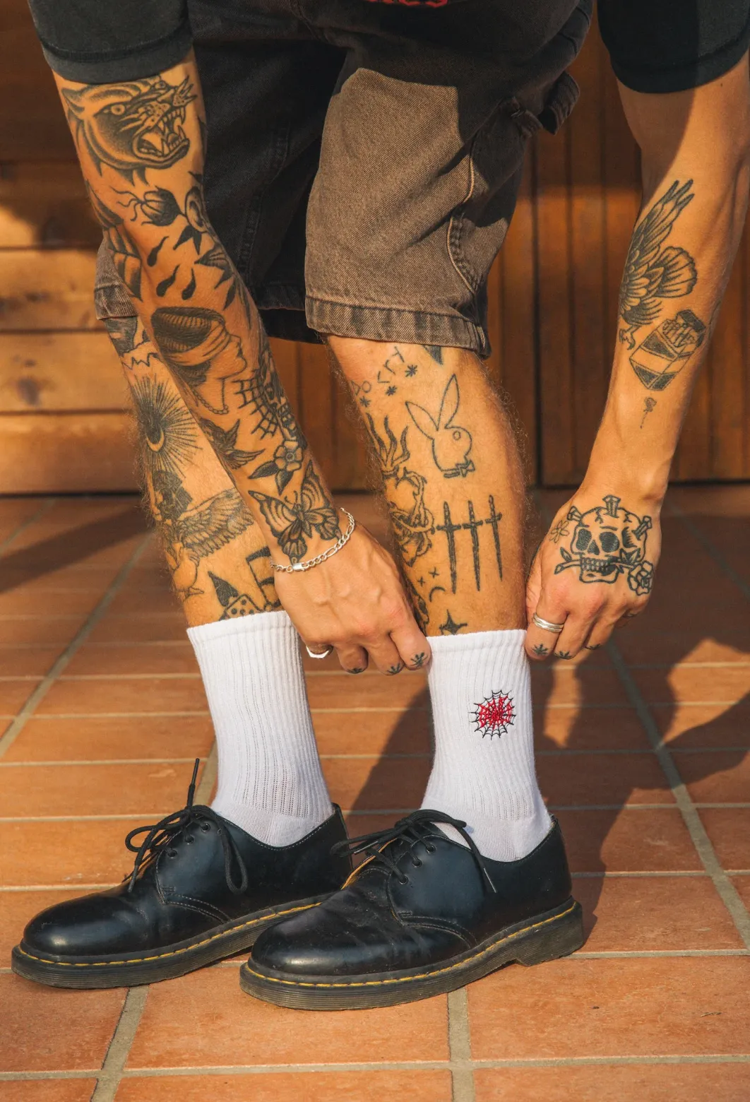 BILLY BONES CLUB BONES 1 PACK SOCKS - WHITE