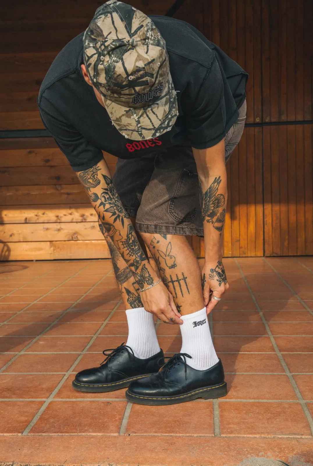 BILLY BONES CLUB BONES 1 PACK SOCKS - WHITE