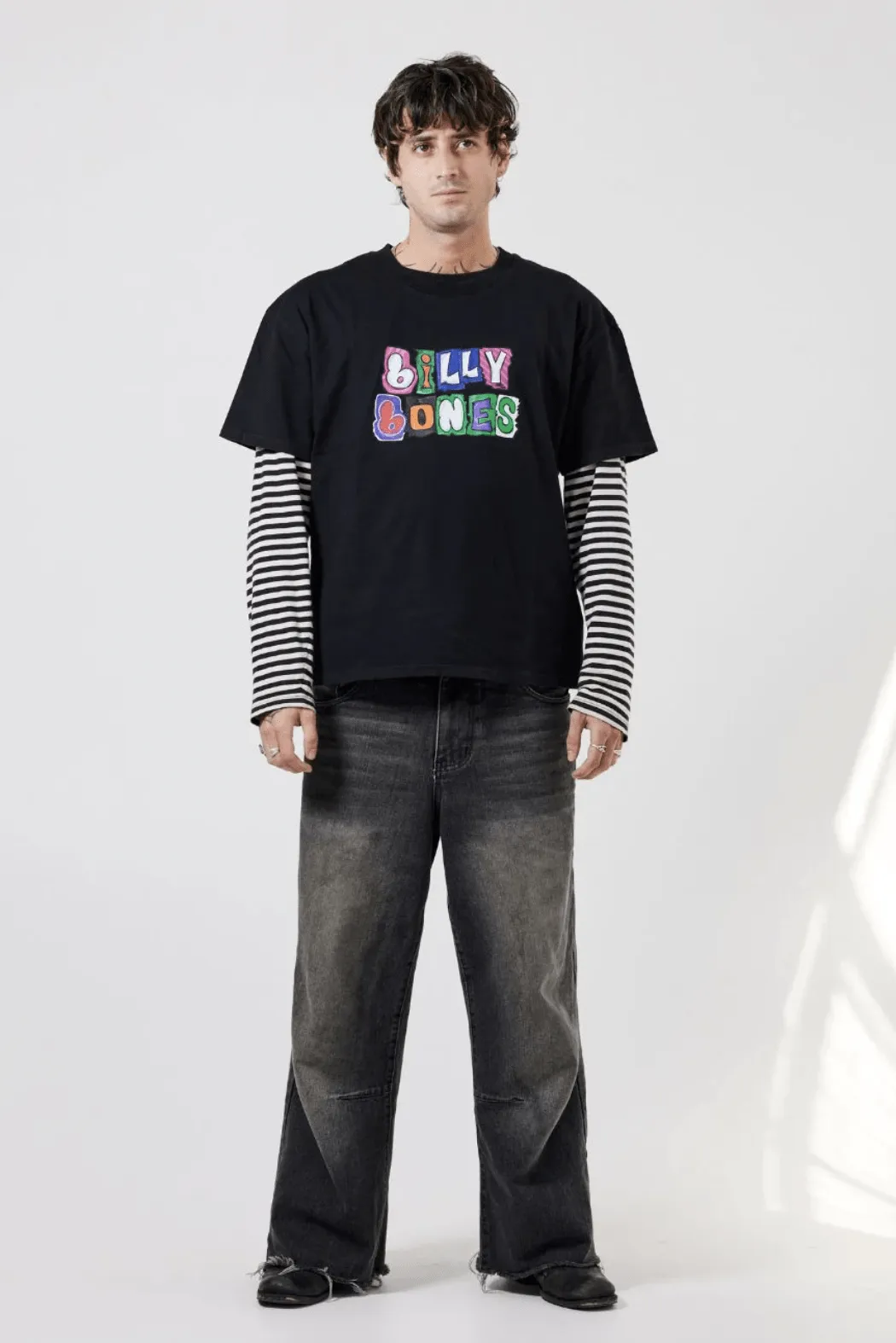 BILLY BONES CLUB BONES T.V TEE - BLACK
