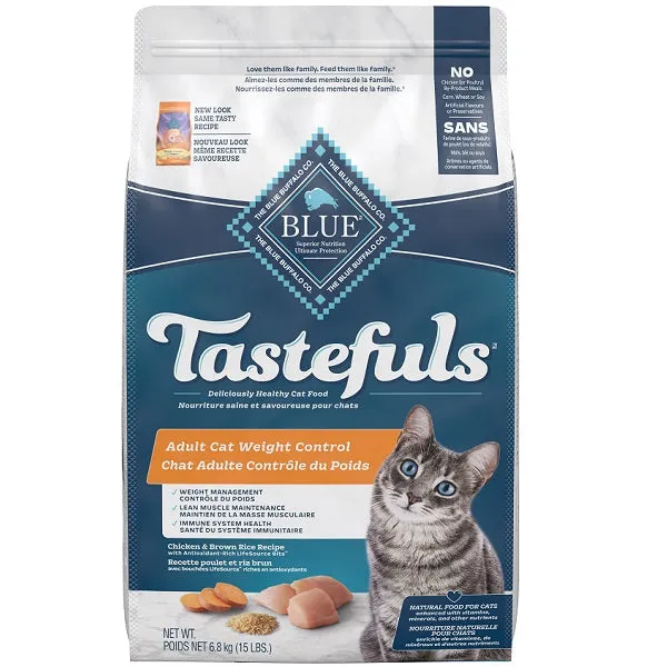 Blue Buffalo Tastefuls Chicken  Weight Control Cat Food