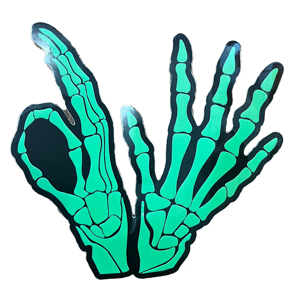 D5 BONES STICKER - 10CM