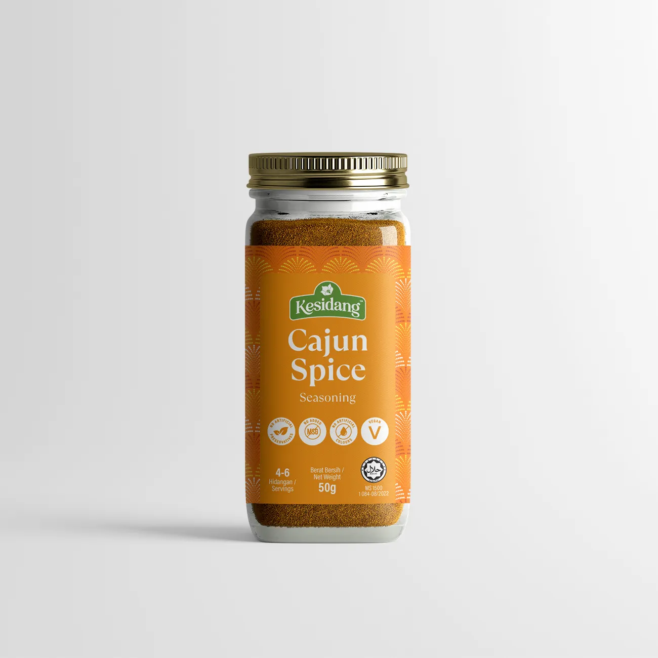 Kesidang Seasoning 50g Jar: Cajun Spice