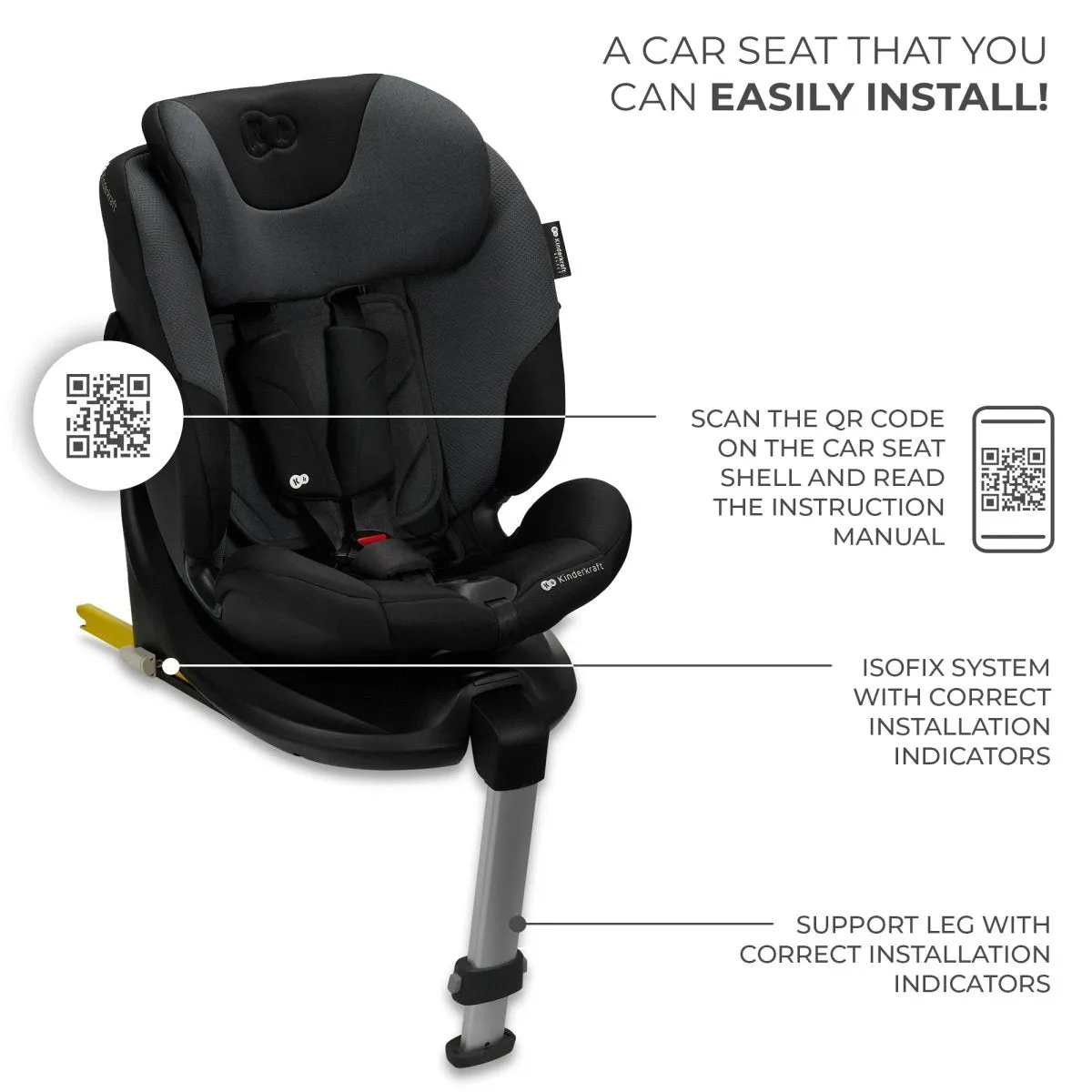 Kinderkraft I-FIX Car Seat i-Size