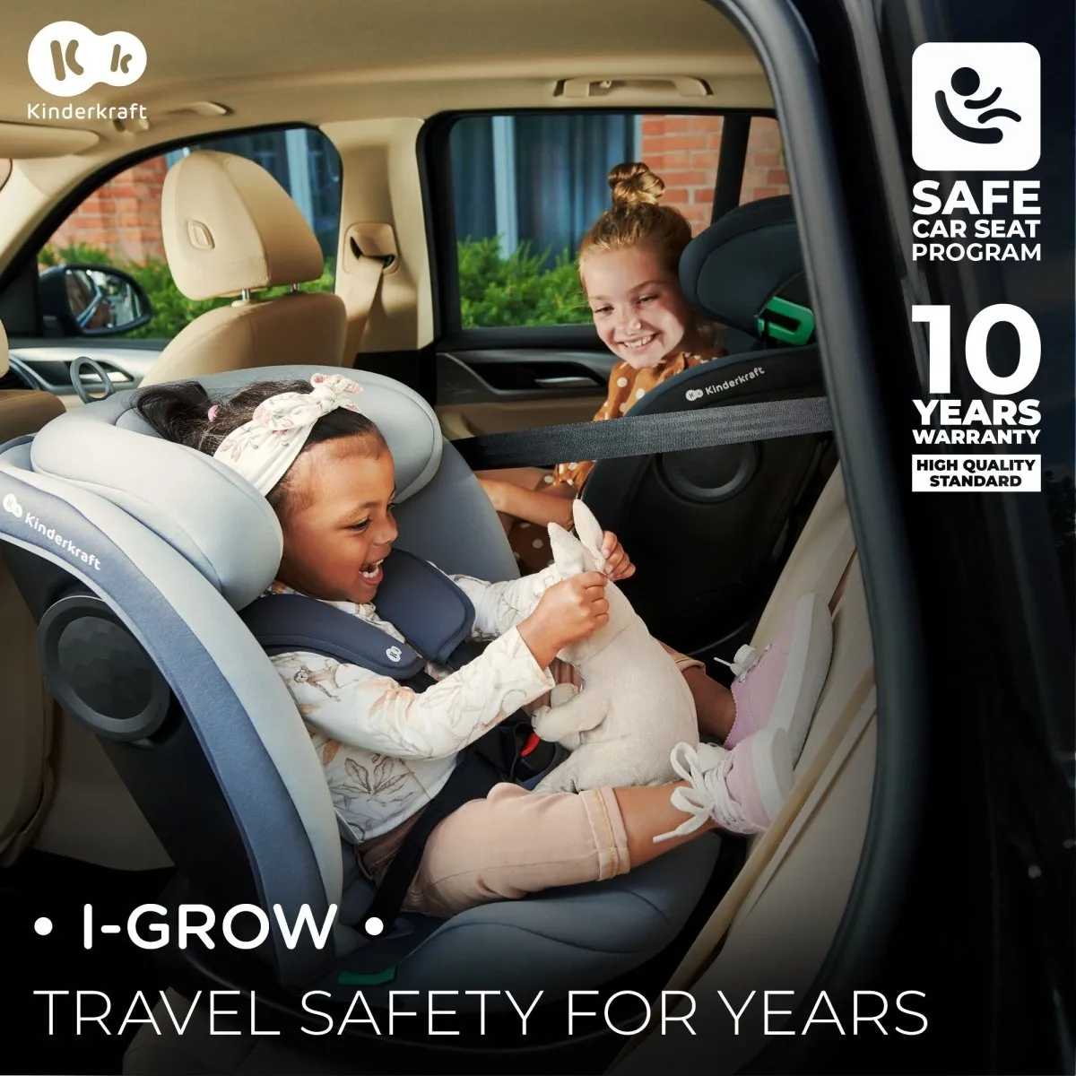 Kinderkraft I-GROW Car Seat i-Size