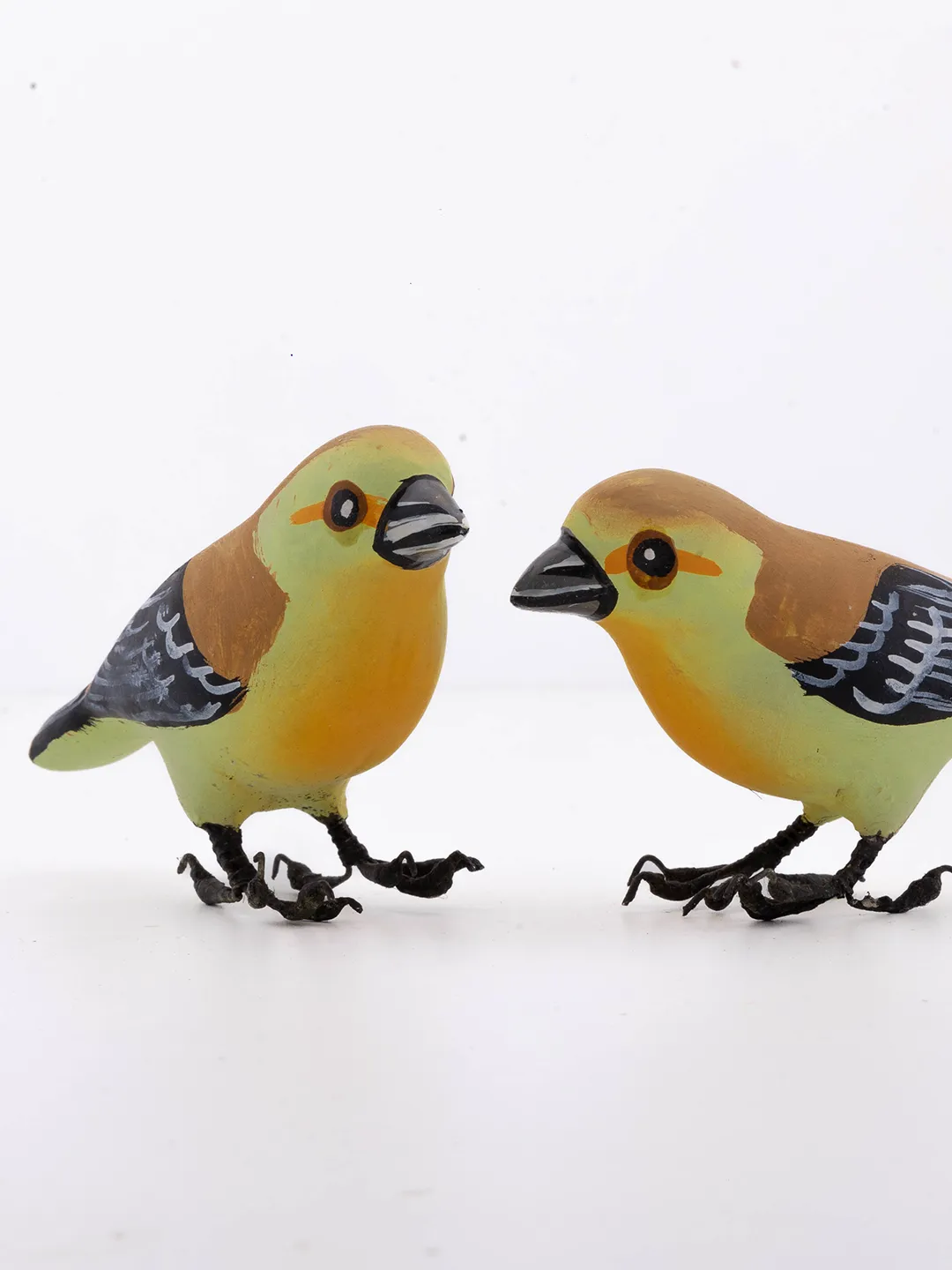 Marshall Ayora Paper Mache Birds Set of 2