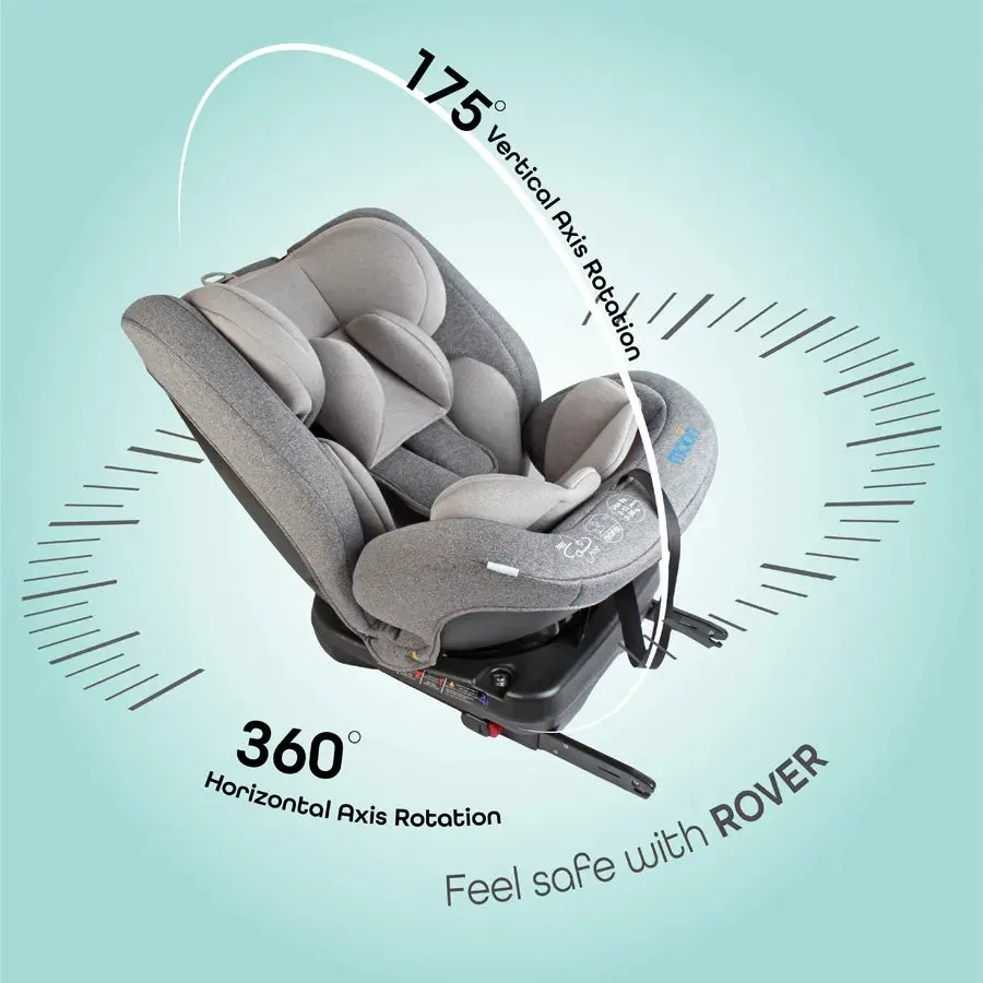 Moon Rover Baby/Infant Car Seat Group (0 ,1,2,3) 360° Rotate - Grey
