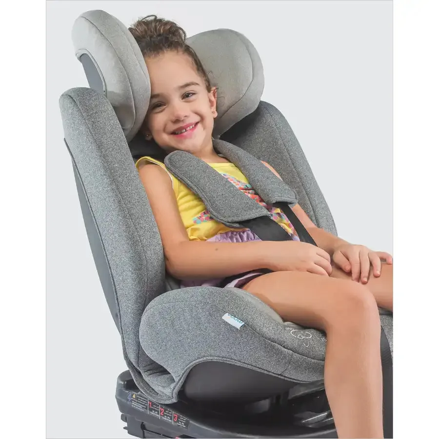 Moon Rover Baby/Infant Car Seat Group (0 ,1,2,3) 360° Rotate - Grey