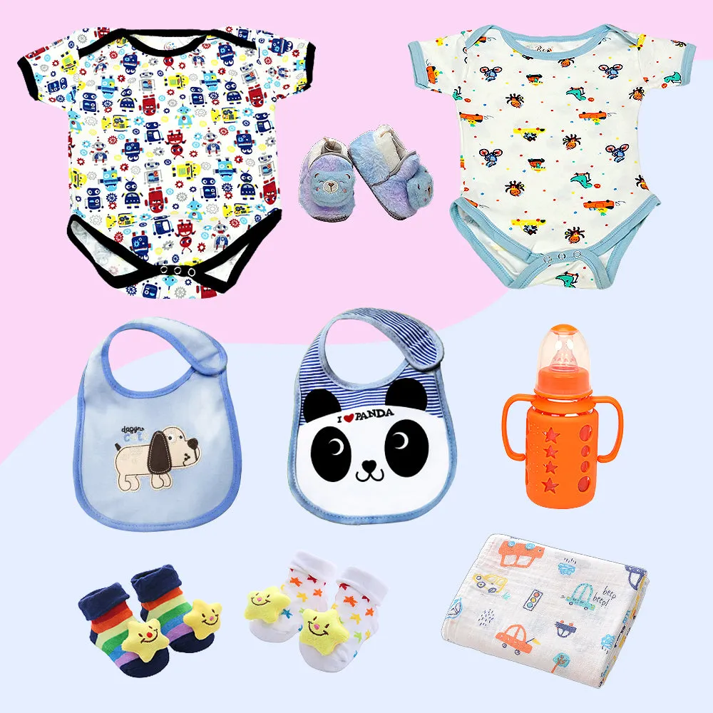 Newborn Baby Boy Wooden Nautical House Gift Hamper (0-12 months)