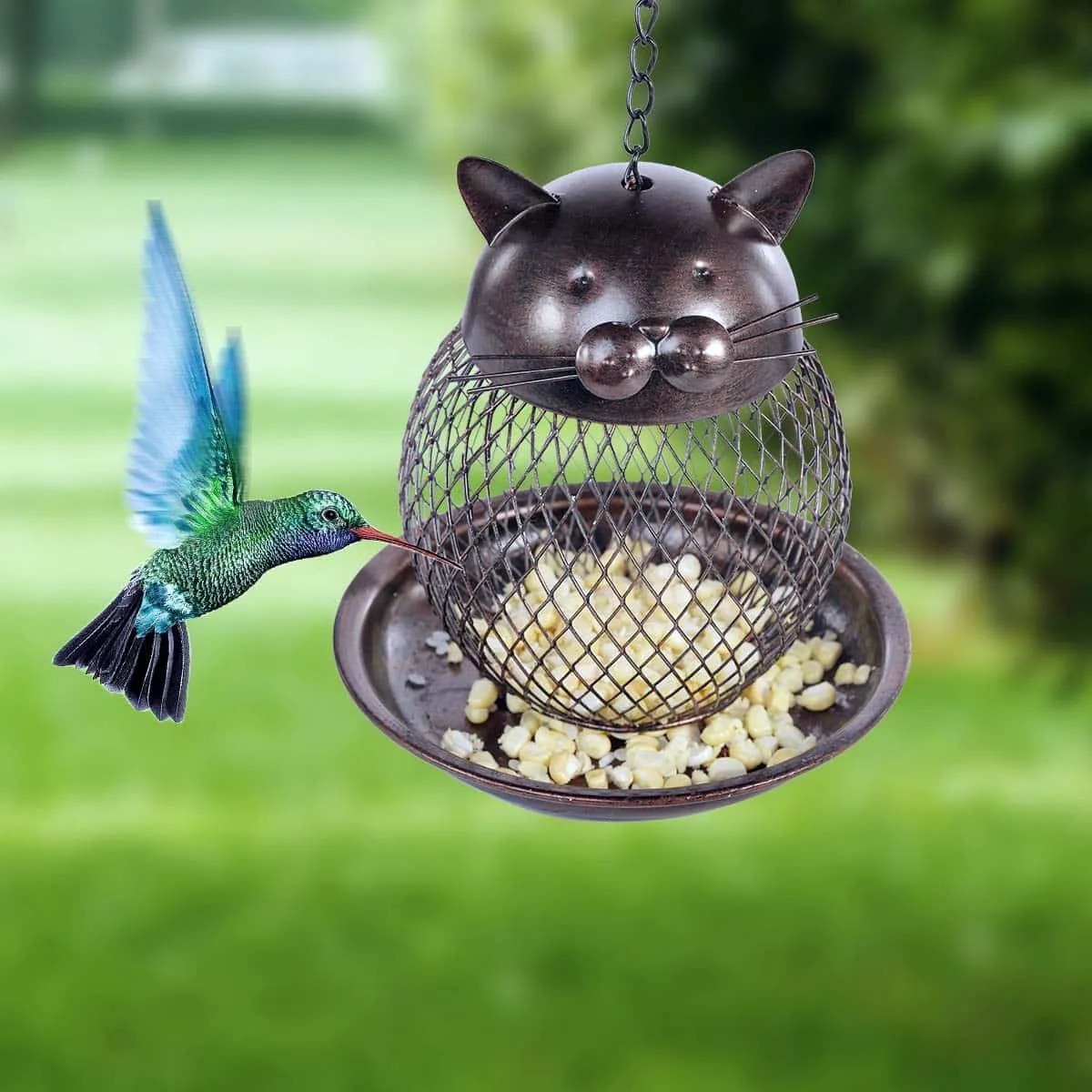Outdoor Iron Feeder For Birds