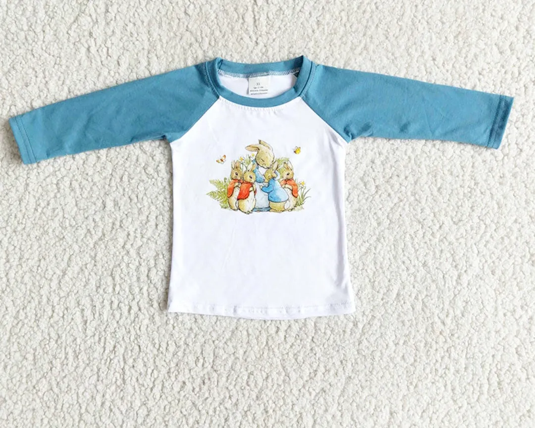 Peter rabbit raglan shirt