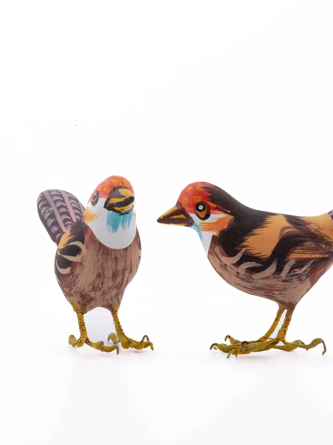 Reshal Beyblade Paper Mache Birds Set of 2