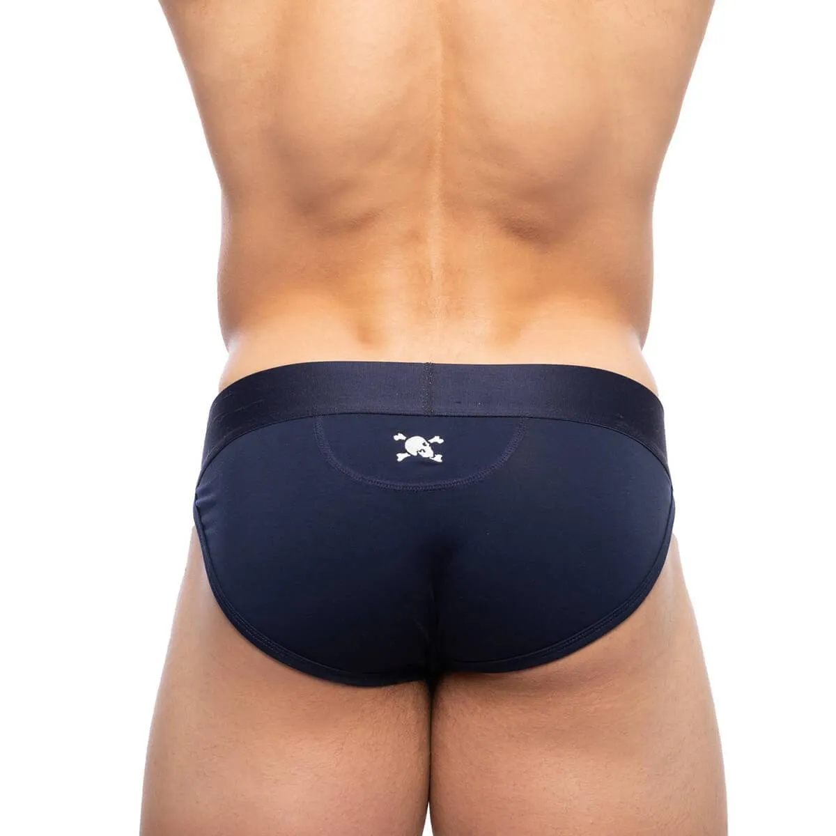 Skull & Bones Just the Bones Brief - Navy