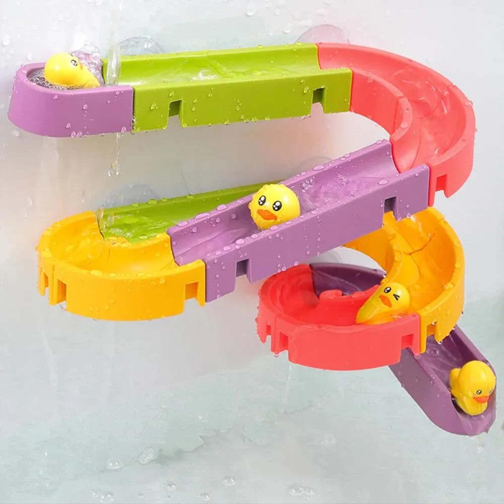 Splash & Play: DIY Marble Race Run Bath Toy Set