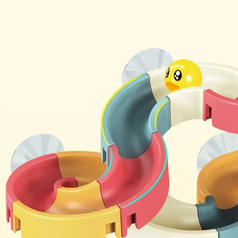 Splash & Play: DIY Marble Race Run Bath Toy Set